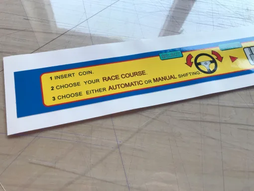 Alternative view of Daytona USA Bezel Instructions Decal