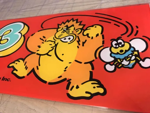Alternative view of Donkey Kong 3 Marquee