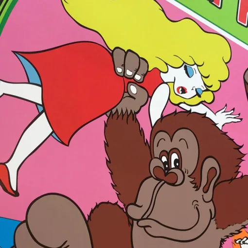 Alternative view of Donkey Kong Side Art
