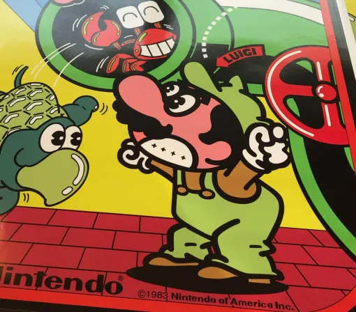 Alternative view of Mario Bros Side Art