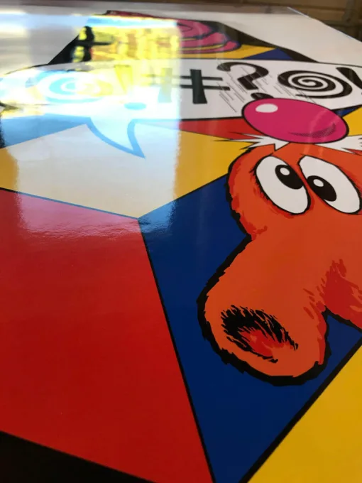 Alternative view of Q*Bert Side Art