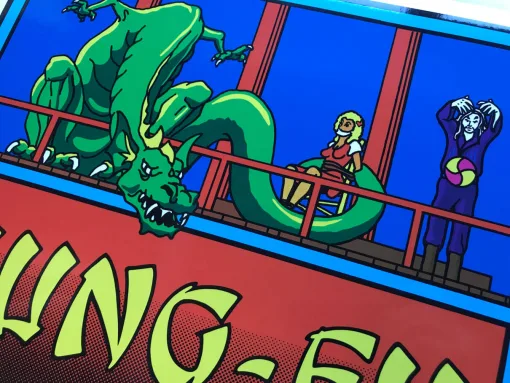 Alternative view of Kung-Fu Master Side Art