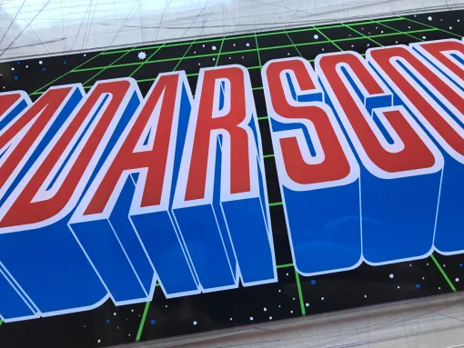 Alternative view of Radarscope Marquee