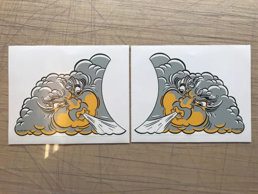 Alternative view of Whirlwind Topper Stickers