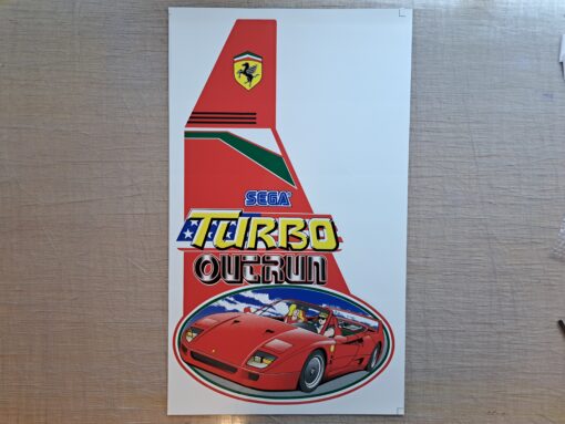 Turbo Outrun Mini Cabaret Side Art