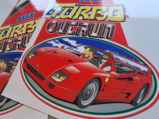 Alternative view of Turbo Outrun Mini Cabaret Side Art