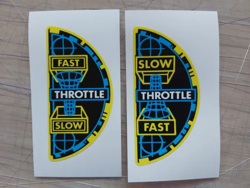 Alternative view of Afterburner Throttle sticker