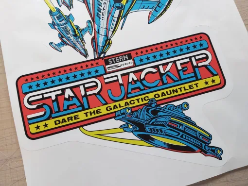 Alternative view of Star Jacker Side Art