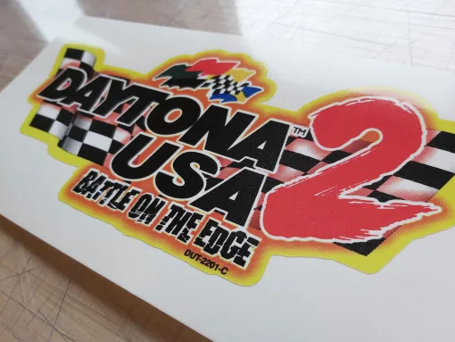 Alternative view of Daytona USA 2 Upper Seat Sticker