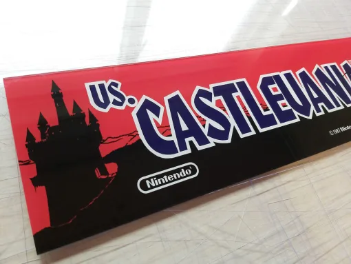 Alternative view of Nintendo VS Castlevania Marquee