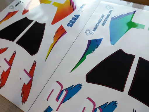 Alternative view of Manx TT Bike Sticker Set