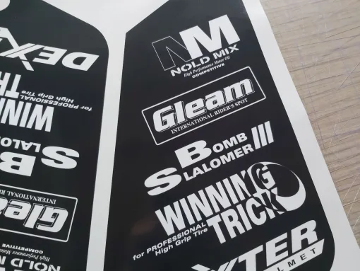 Alternative view of Manx TT Bike Base Side Stickers