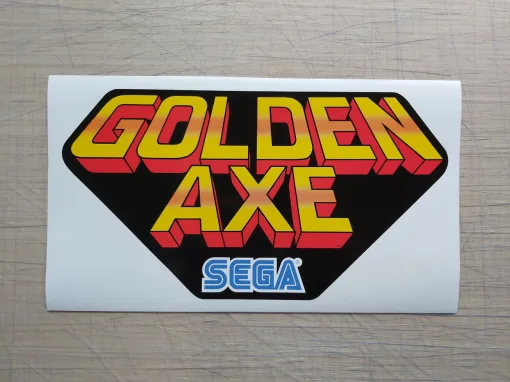 Golden Axe Side Art Logo
