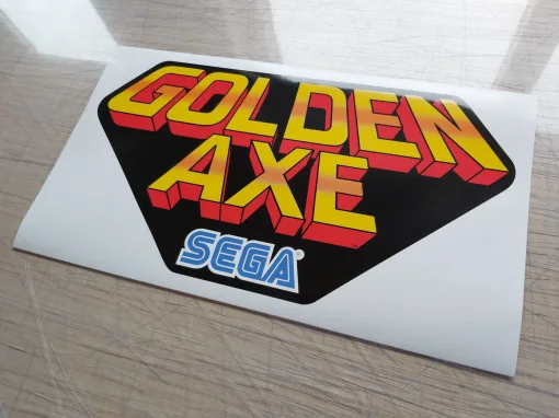Alternative view of Golden Axe Side Art Logo
