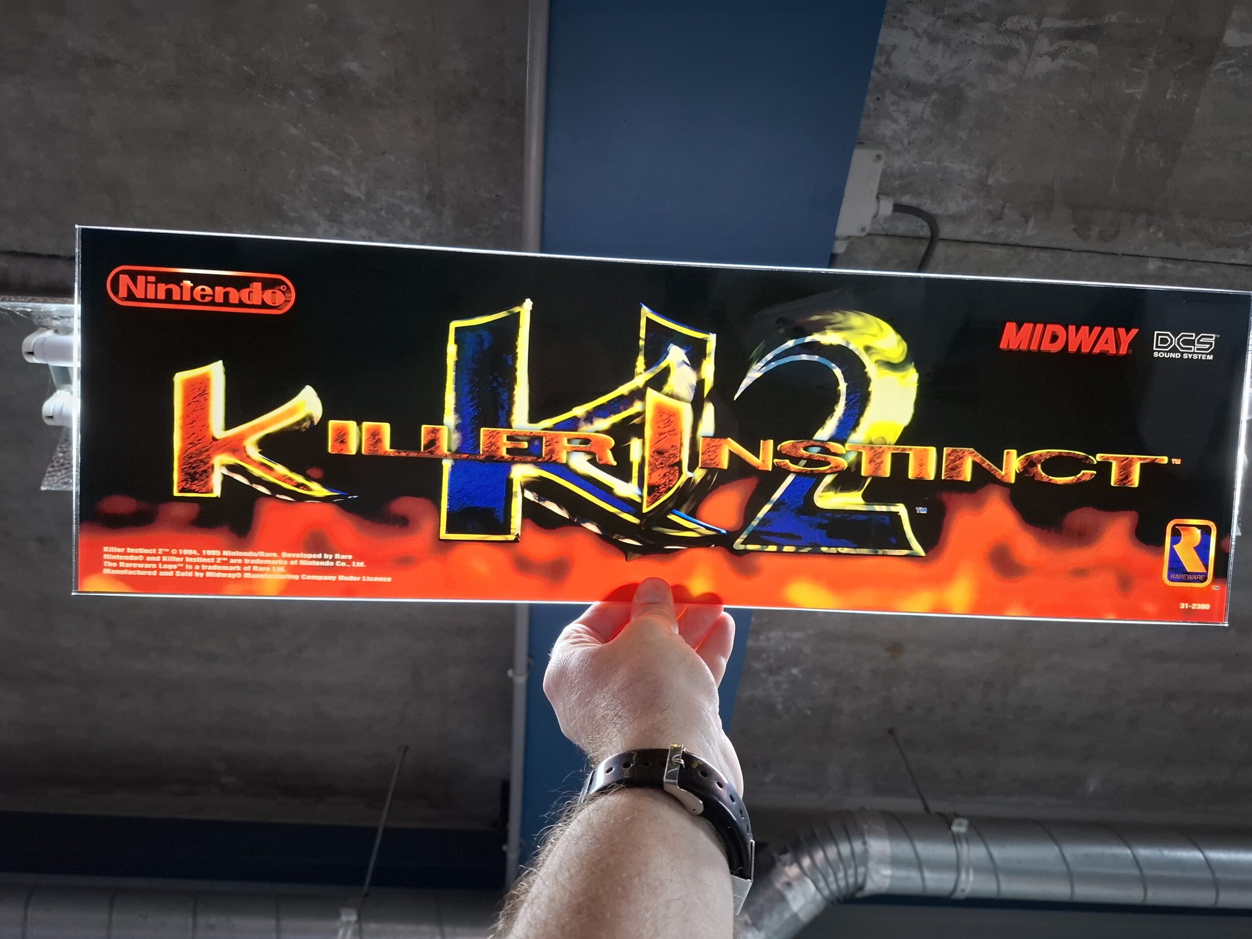 Killer Instinct 2 Marquee - Arcade Art Repro