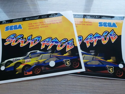 Alternative view of Scud Race Side Art