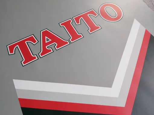 Alternative view of Double Dragon Taito Side Art (Black Grey Red)