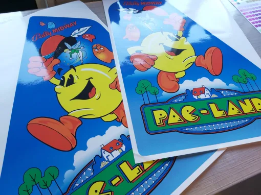 Alternative view of Pac-Land Side Art