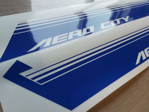 Alternative view of Sega Aero City Side Art