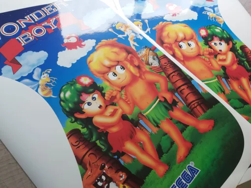 Alternative view of Wonderboy Side Art (Custom)