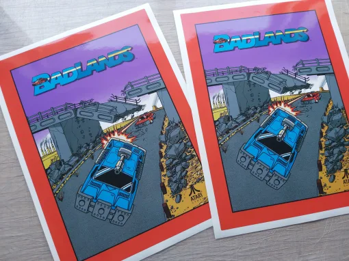 Alternative view of Badlands Side Art