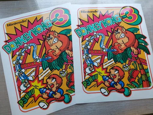 Alternative view of Donkey Kong 3 Side Art