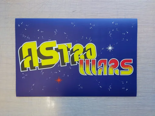 Astro Wars marquee translite