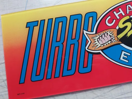 Alternative view of Turbo Street Fighter II C.E. Hyper Fighting Marquee