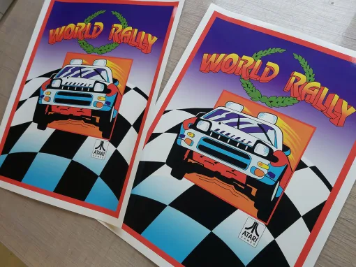 Alternative view of World Rally Side Art