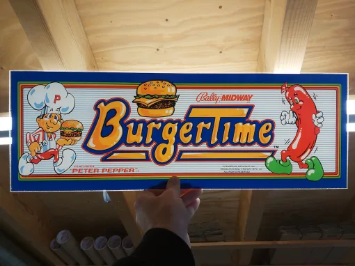 Alternative view of Burgertime Marquee