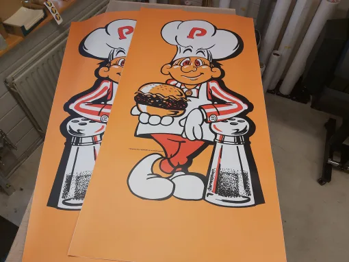 Alternative view of Burgertime Side Art