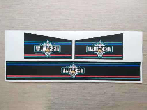 NBA Jam CPO Box Decals