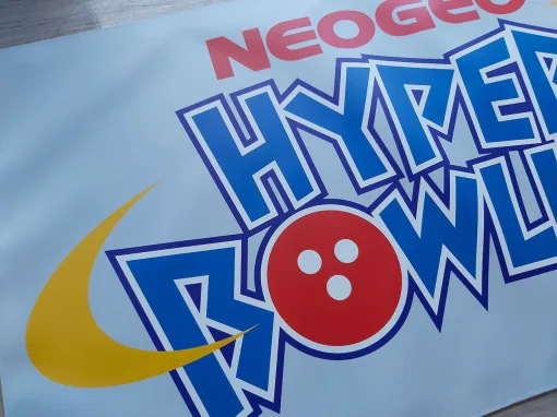 Alternative view of Neo-Geo Hyper Bowling Banner