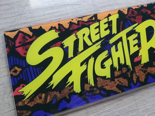Alternative view of Street Fighter II The World Warrior Marquee