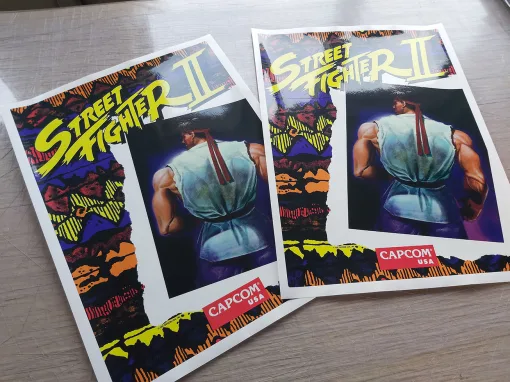 Alternative view of Street Fighter II The World Warrior Side Art