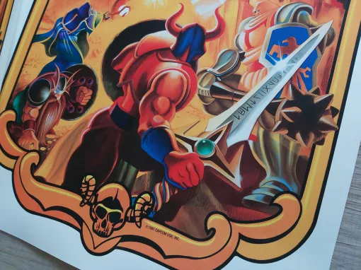 Alternative view of King of Dragons Side Art