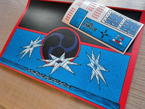 Alternative view of Yie Ar Kung-Fu CPO with Decals