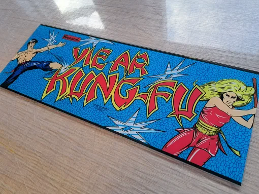 Alternative view of Yie Ar Kung-Fu Marquee
