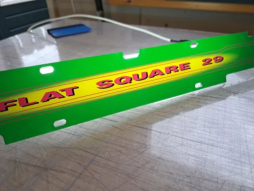 Alternative view of Sega Astro City Marquee Billboard Upper