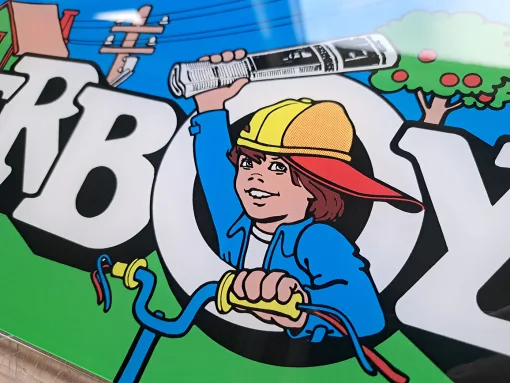 Alternative view of Paperboy Marquee