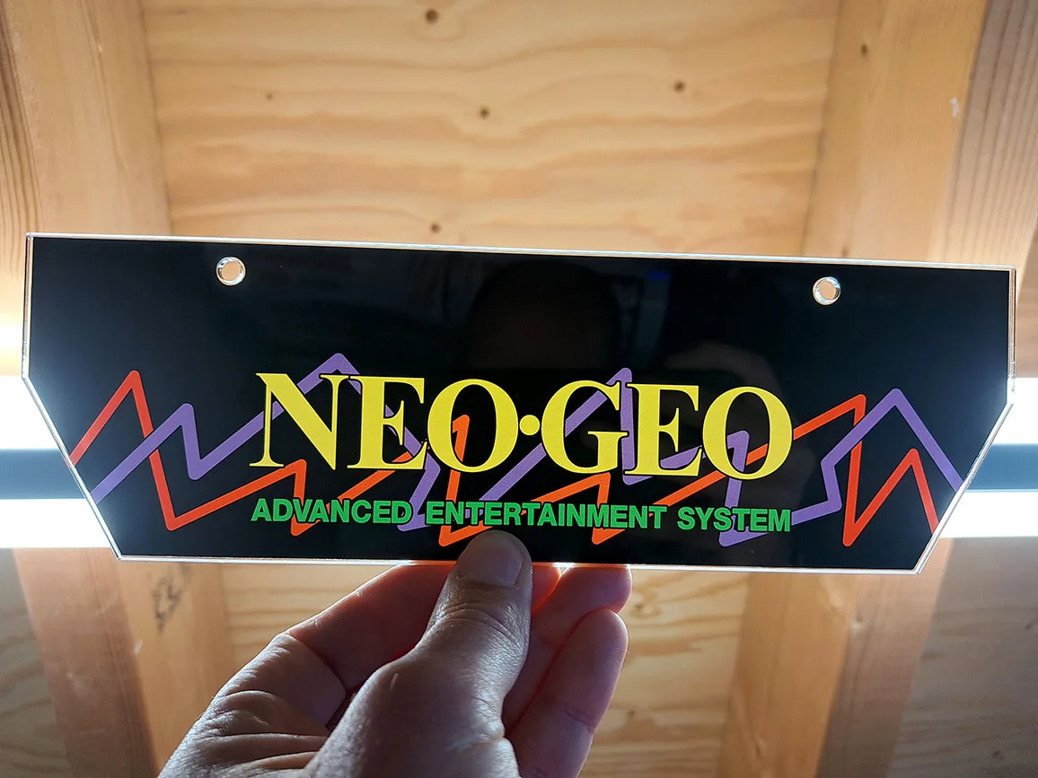 Neo 25 / Neo 29 Marquee Billboard - Arcade Art Repro