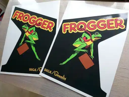 Alternative view of Frogger Side Art