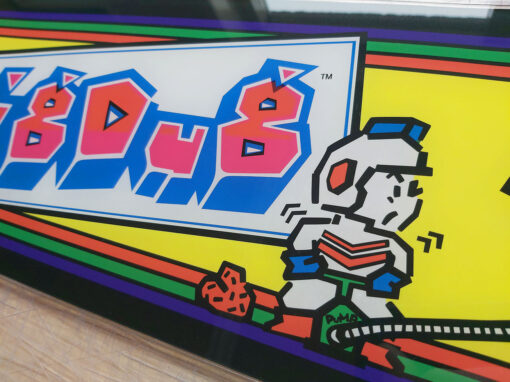 Alternative view of Dig Dug Marquee