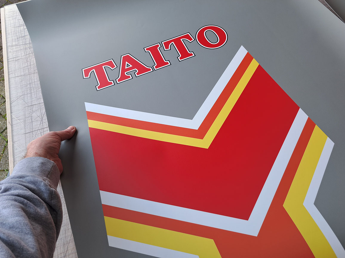 Double Dragon Taito Side Art (Red Orange Yellow) - Image 2