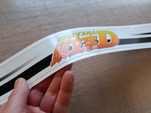 Alternative view of Initial D Base Top Sticker