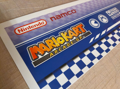 Alternative view of Mario Kart Arcade GP Base Side Stickers