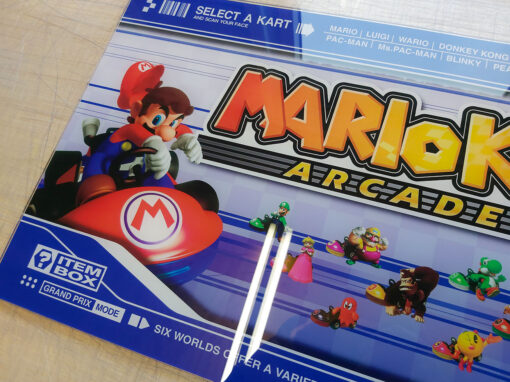 Alternative view of Mario Kart Arcade GP Marquee