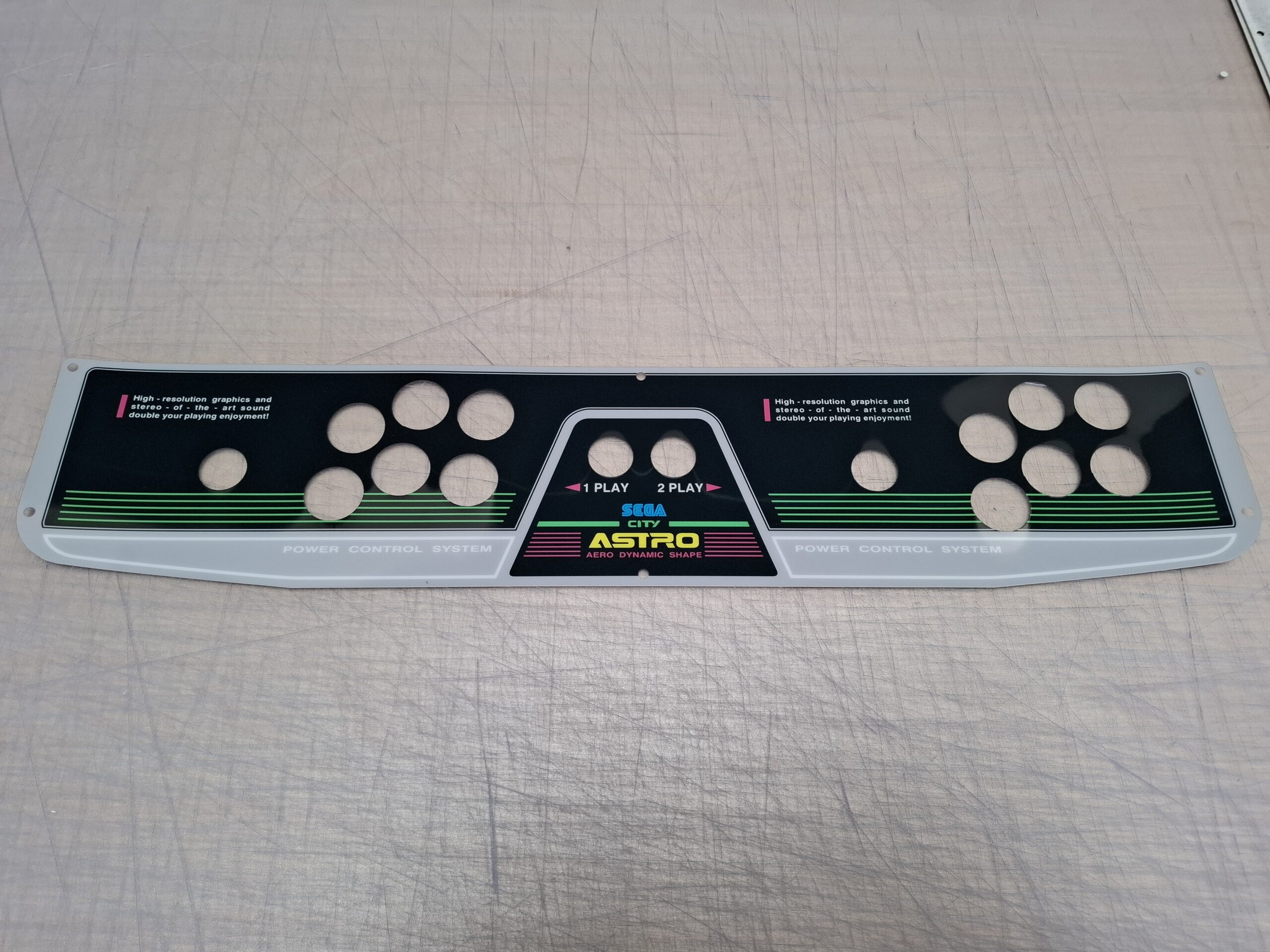 Sega Astro City 2-Player polyester CPO - Arcade Art Repro
