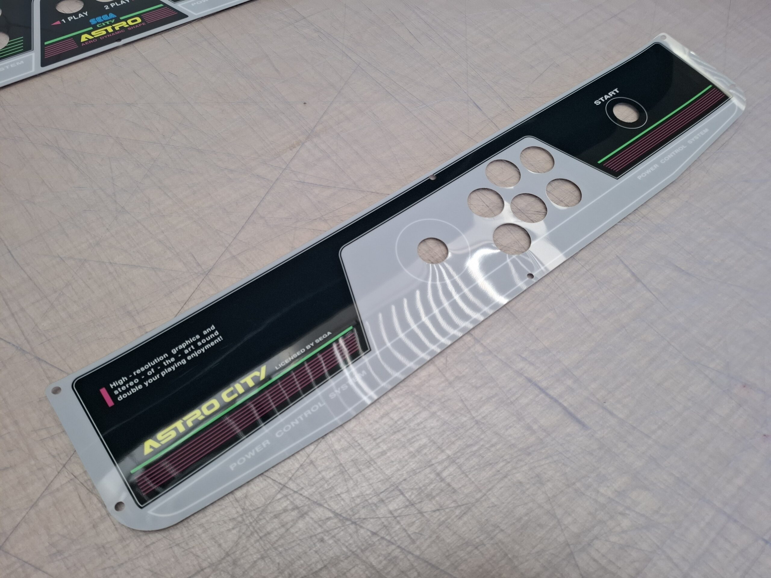 Sega Astro City 1-Player polyester CPO - Arcade Art Repro