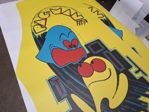 Alternative view of Pac-Man Side and Front Panel art